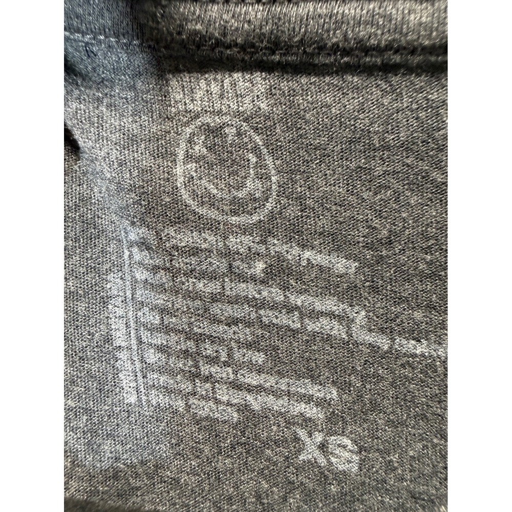 Nirvana Smiley Face Tie Dye Graphic T-Shirt Charcoal Gray Mens XS Short Sleeve - Picture 2 of 9